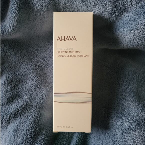 Ahava Time to Clear Purifying Mud Mask - Full size 100ml - NEW - Picture 2 of 4